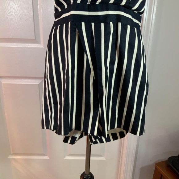 Anthropologie Judith March Romper Embroidered Halter Floral Stripe Size Small - Picture 4 of 10